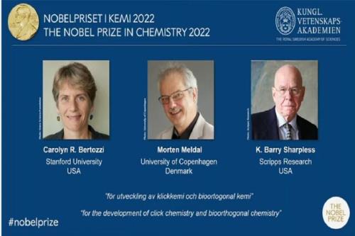 اعلام برندگان نوبل شیمی ۲۰۲۲
