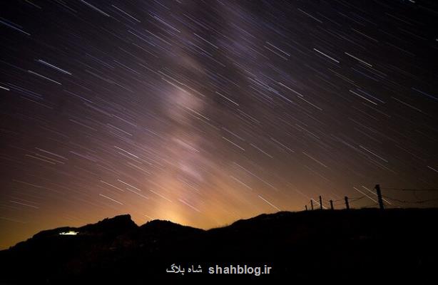 تصاویر تعجب آور از اوج گرفتن بارش شهابی