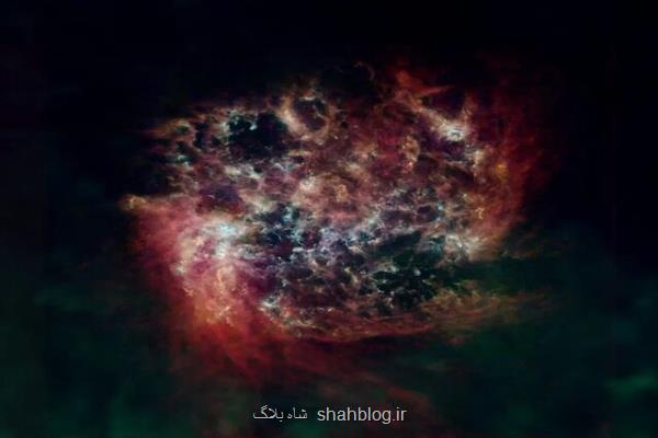 شکوه کهکشان ها در بین انبوهی از گرد و غبار