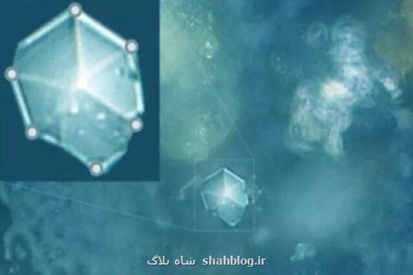 کشف بلورهای جدید در بقایای مدفون در برف یک شهاب سنگ