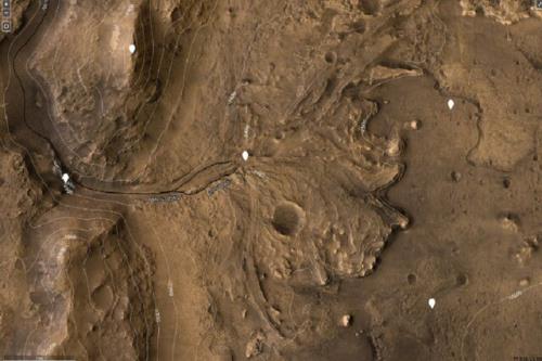 با کمک این نقشه می توانید روی مریخ پیاده روی کنید!
