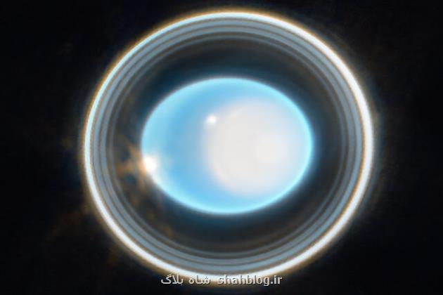 عکس جدید تلسکوپ فضایی جیمز وب از شگفتی های اورانوس