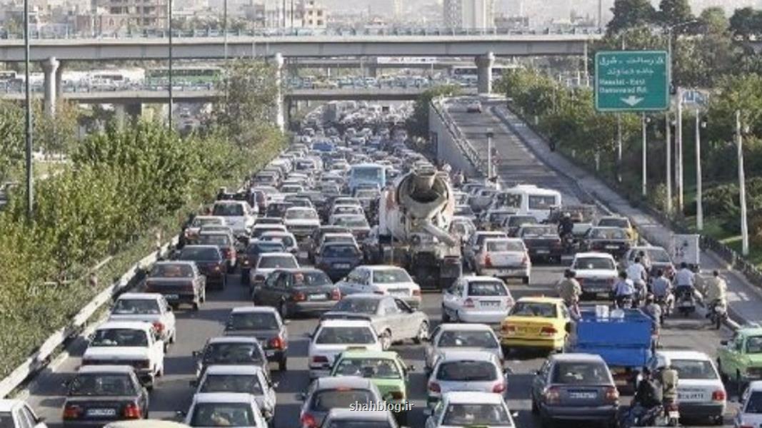 آخرین وضعیت ترافیک صبحگاهی بزرگراه ها و معابر تهران