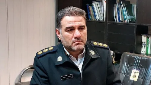 تصادف اتوبوس در بزرگراه تهران کرج ایجاد ترافیک سنگین