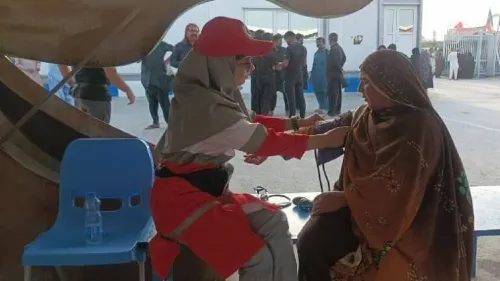 عرضه بیشتر از 55 هزار خدمت امدادی به زائرین اربعین در مرز ها