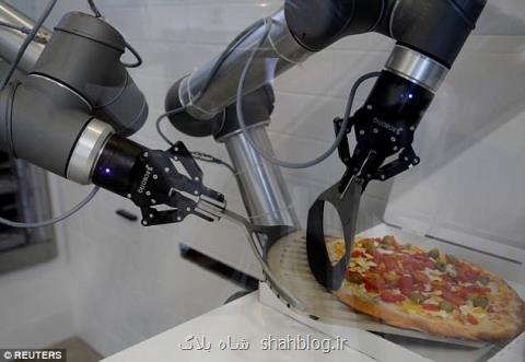 رباتی كه در كمتر از پنج دقیقه پیتزا می پزد