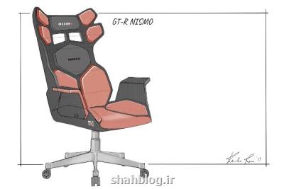 طرح اولیه نیسان از صندلی خودرو مخصوص بازی های كامپیوتری